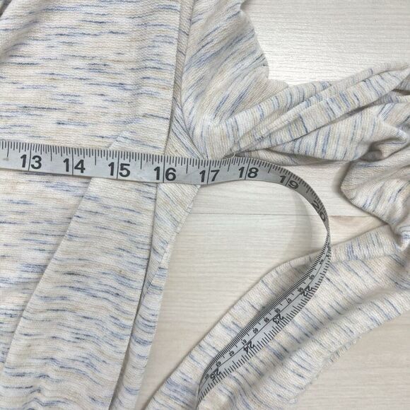 Anthropologie Saturday Sunday drape front top Small Oversized long sleeve - Picture 8 of 9